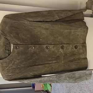 Vintage Coldwater Creek leather jacket sz small